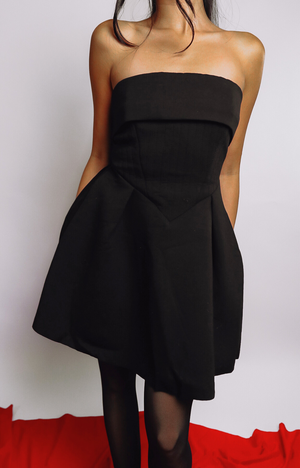 The Cora Strapless Mini Dress is the ultimate little black dress for every occasion. Made with stretchy fabric, and a chic, timeless design, it's perfect for date night, parties, and special events. Flattering and versatile, the Cora dress will have you looking effortlessly elegant anytime, anywhere.