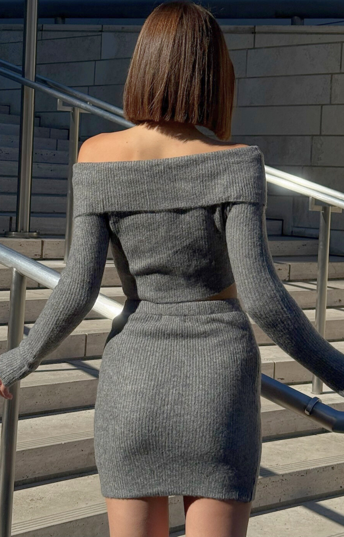 Crafted from an ultra-soft knit fabric, Lorena Sweater Knit Mini Skirt offers a flattering fit and effortless comfort. Its versatile design transitions seamlessly from day to night, making it ideal for everything from brunch dates to evening outings. Wear it with the Lorena Sweater Knit Top for a stylish, coordinated outfit that's both cozy and elevated.