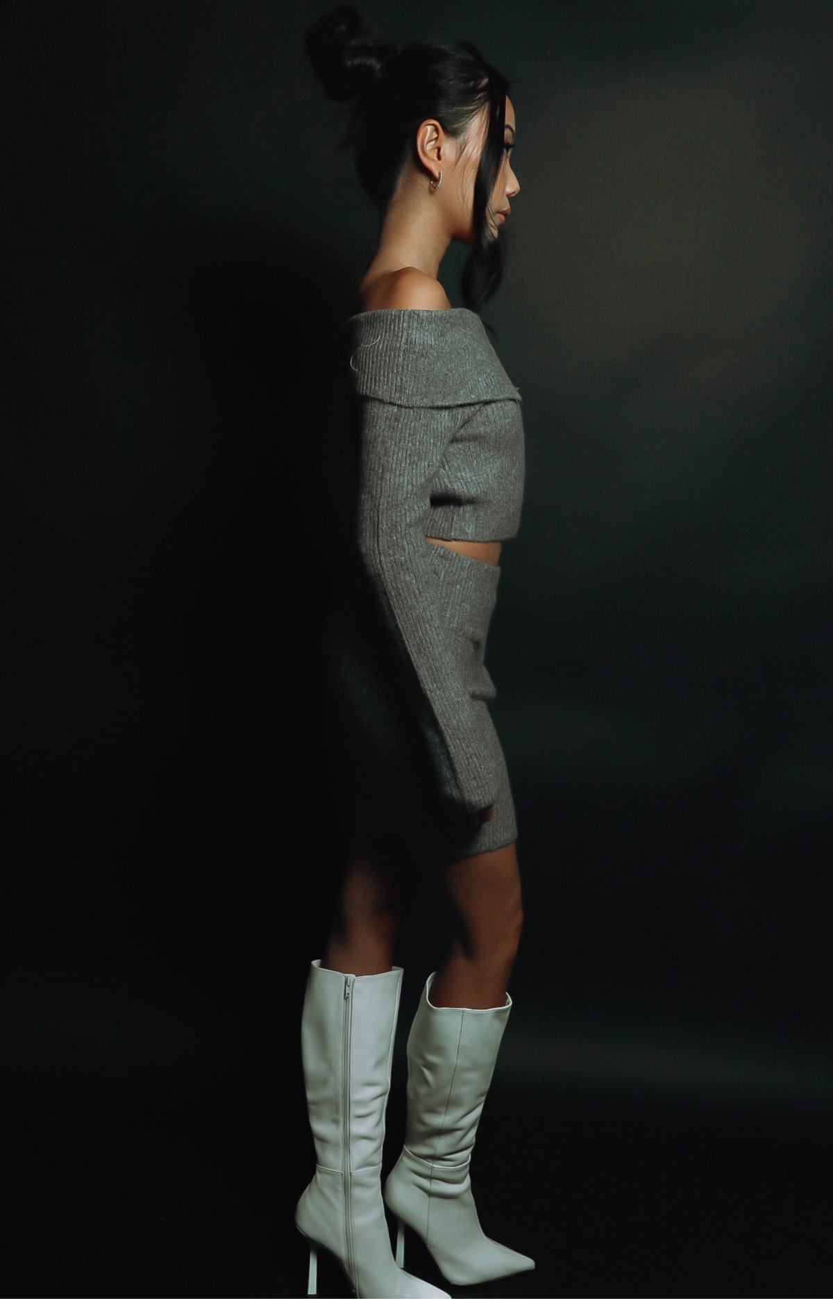 Crafted from an ultra-soft knit fabric, Lorena Sweater Knit Mini Skirt offers a flattering fit and effortless comfort. Its versatile design transitions seamlessly from day to night, making it ideal for everything from brunch dates to evening outings. Wear it with the Lorena Sweater Knit Top for a stylish, coordinated outfit that's both cozy and elevated.