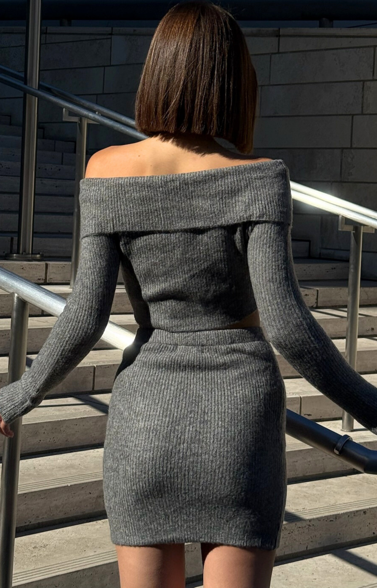 Embrace effortless elegance with the Lorena Sweater Knit Top. Featuring a stunning off-shoulder design, this top adds a touch of sophistication to any outfit. Crafted with an ultra-soft knit fabric, it delivers unmatched comfort while keeping you chic and stylish. Pair it with the matching Lorena Sweater Knit Mini Skirt for a coordinated, head-turning look that's perfect for any occasion.
